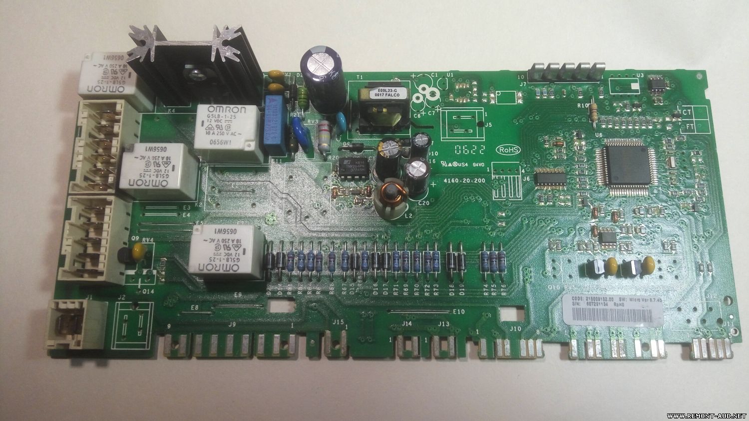 Indesit WIUL 103 (CSI) Шасси (Main Board): S/N: 609060504*24359730905 -  Прошивки - Стиральные машины - Indesit