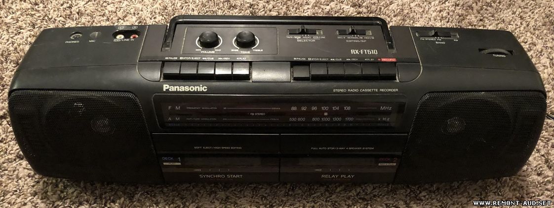 JVC RX-FT570 Radio Cassette Service Manual *Original* 
