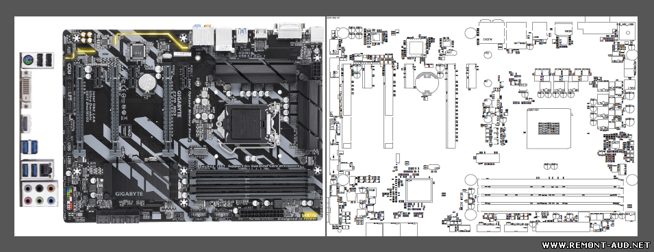 Схема включения материнки gigabyte ga