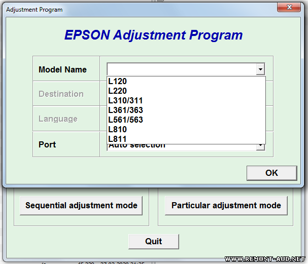 L3060 adjustment program. Комбинации сброса принтера Epson l120.