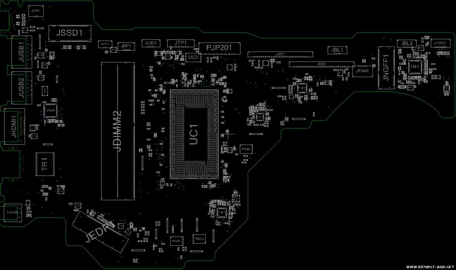 La f611p схема