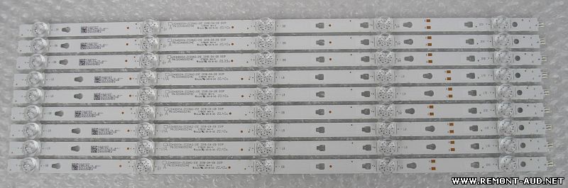 Планки LED Подсветки: LED49D05A-ZC29AG-01E