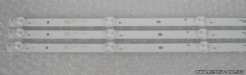 Планки LED Подсветки  HRS-H309-0415A114-0307-3030-12-N-V1