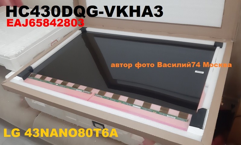 HC430DQG-VKHA3  EAJ65842803  ( LG 43NANO80T6A.BRUSLJP )