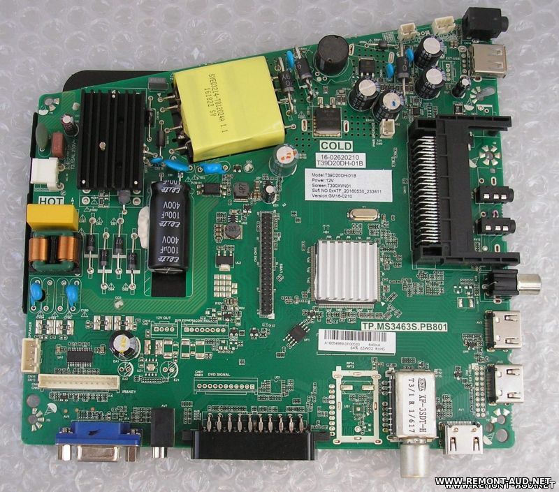 Main Board:TP.MS3463S.PB801