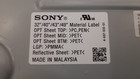 Рассеиватель-световод ТВ Sony 49" XE-XF-XG-XH серии