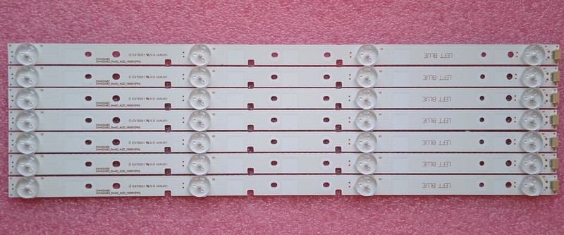 Підсвітка 43" SVH420AB2 SVH420AB3_Rev02_4LED_160601(pin) 4LED 3V 402mm