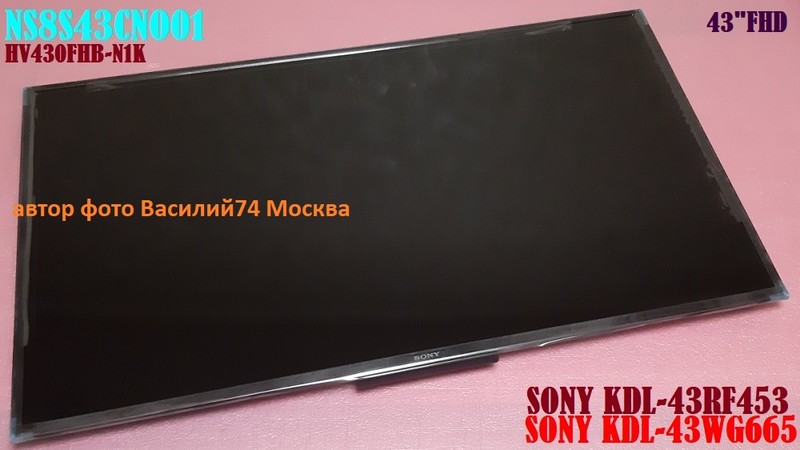 NS8S430CNO01 ( HV430FHB-N1K) для SONY KDL-43WG665 / SONY KDL-43WG663