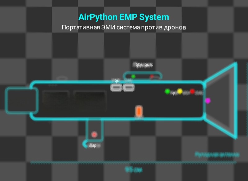 EMP Электромагнитное ружье.