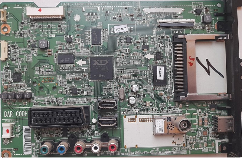 LG 32CS460. Main:EAX64664903(1.0). Блок питания (PSU) EAX64604501 LGP32-12P. Tcon:6870C-0313C.
