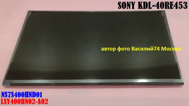 матрица SONY KDL-40RE453 _ 17Y S40HF11AMA4S4LV0.3 _ LSY400HN02-A02