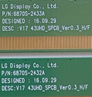 LC430DGJ (SK)(A4)-HC430DGG-SLTL3 для LG 43UJ630V - LG 43UJ634V